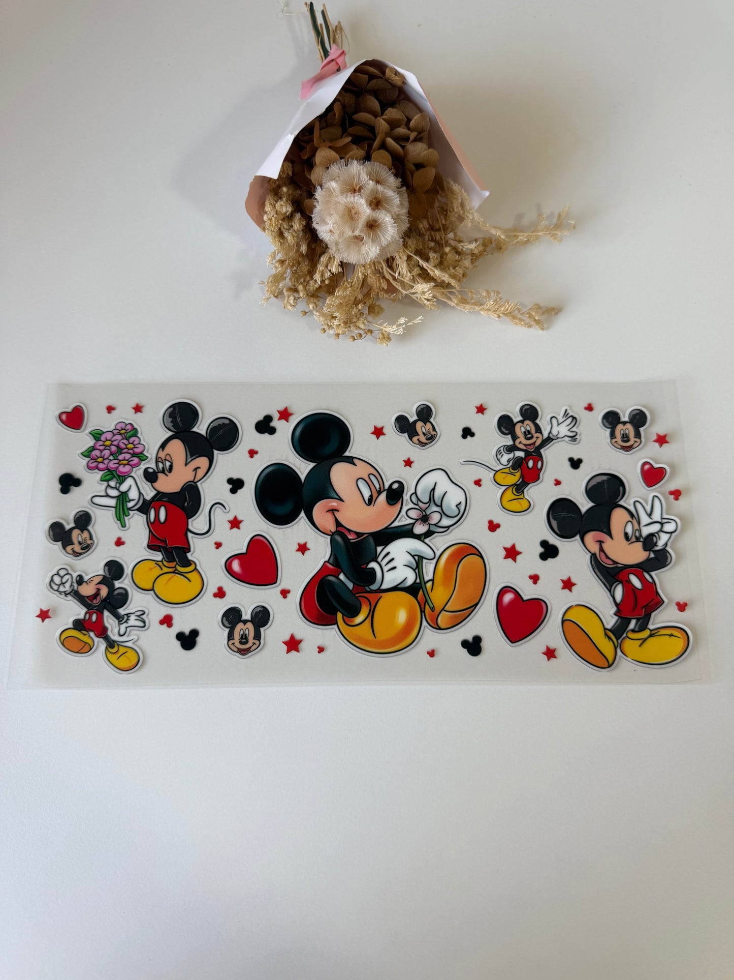 Mouse 3 uv dtf wrap