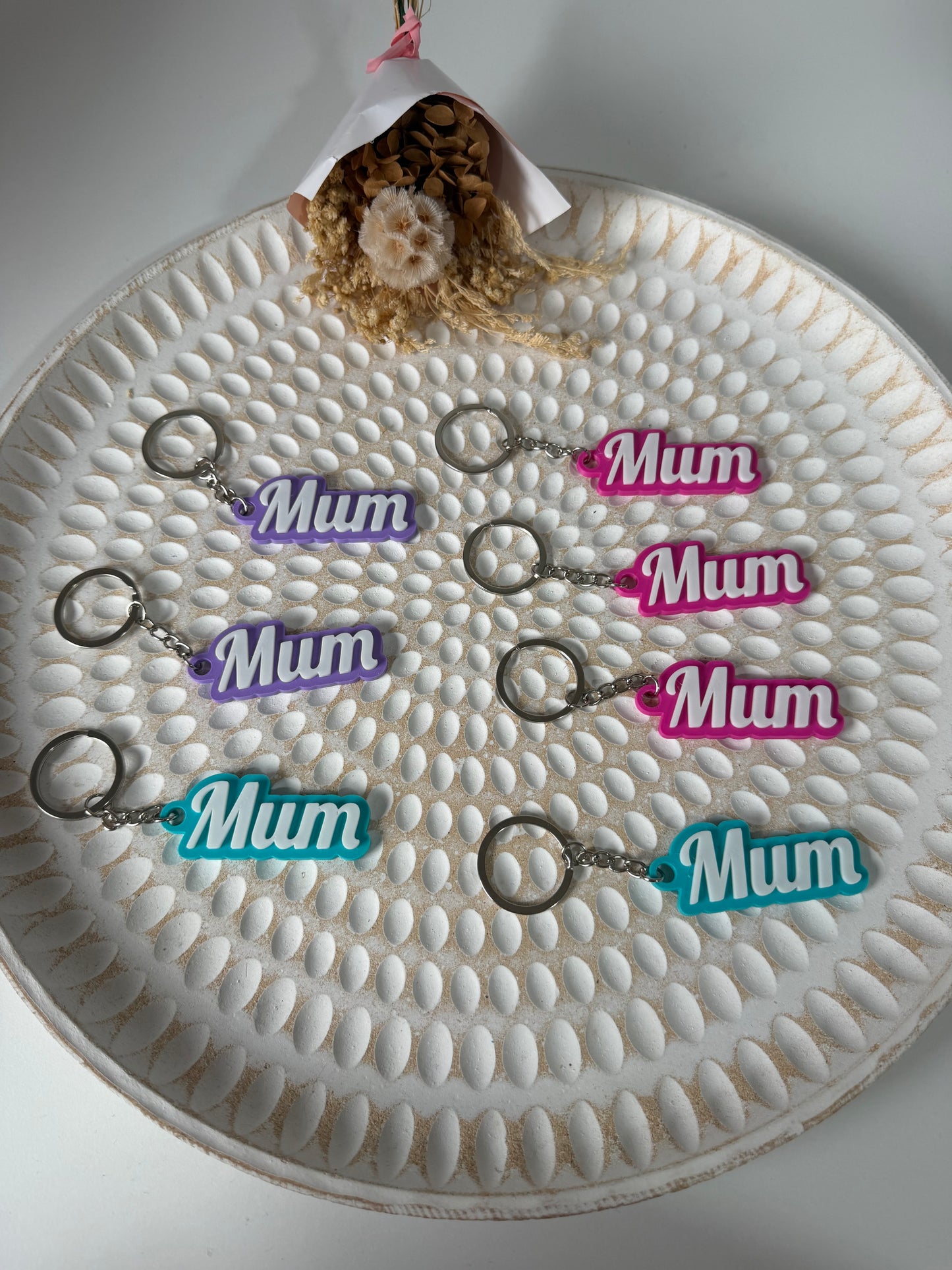 Mum keyring