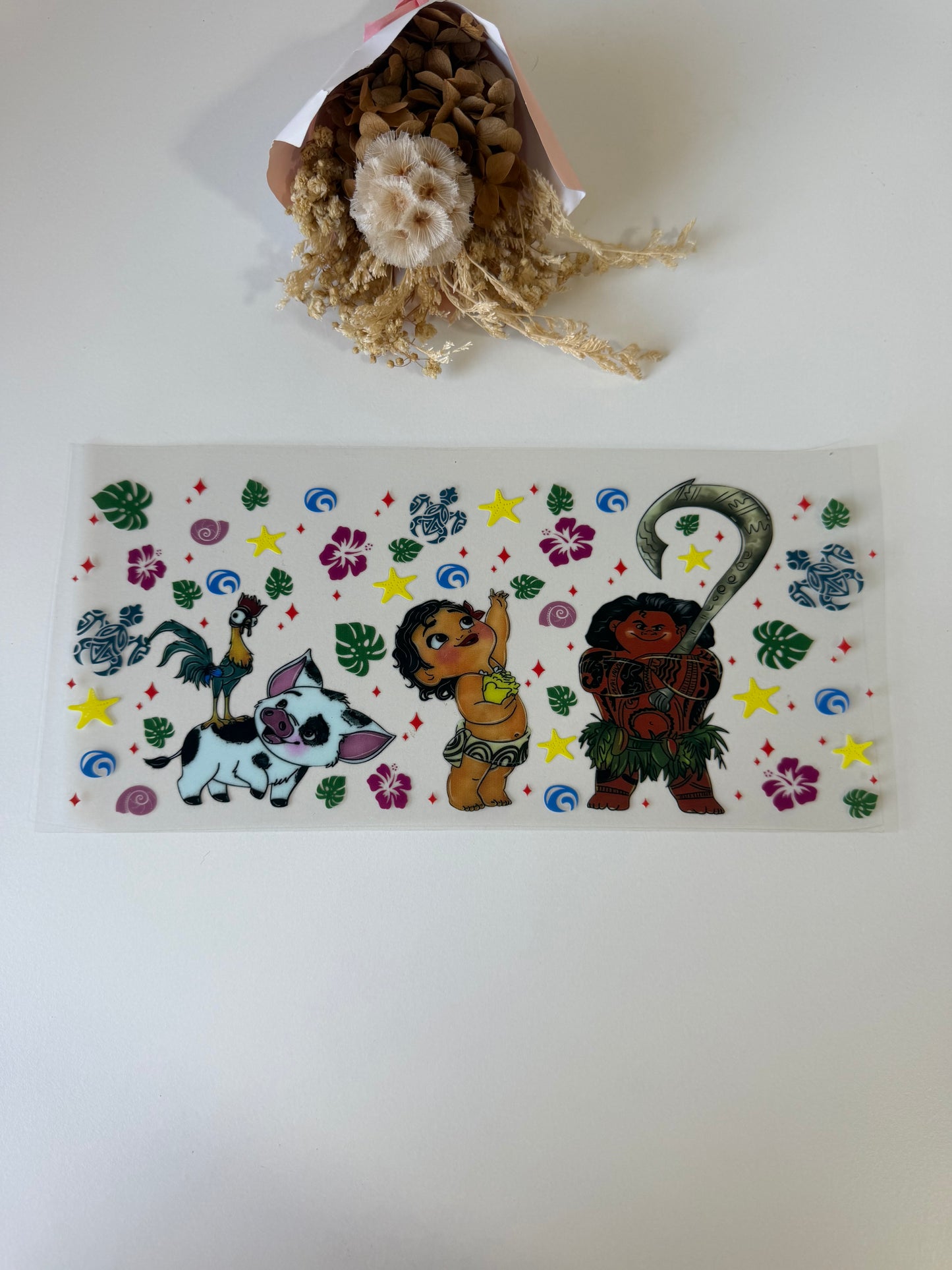 Moana 2 uv dtf wrap