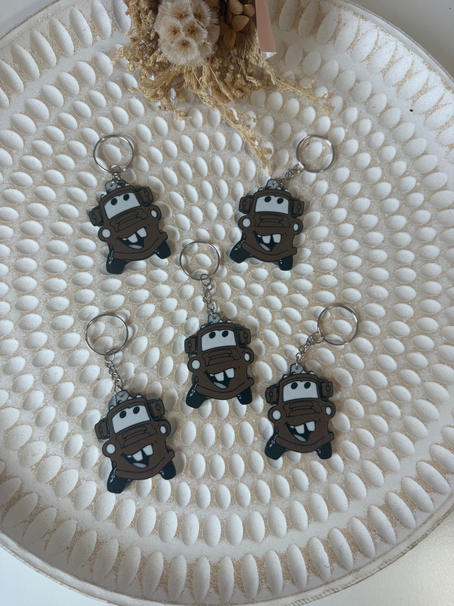 Tow truck keyring