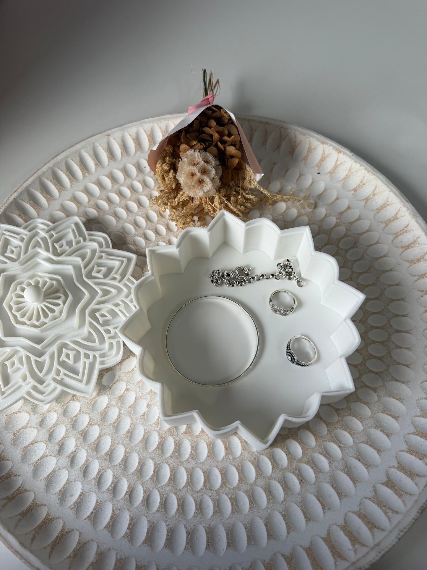 Mandala trinket tray