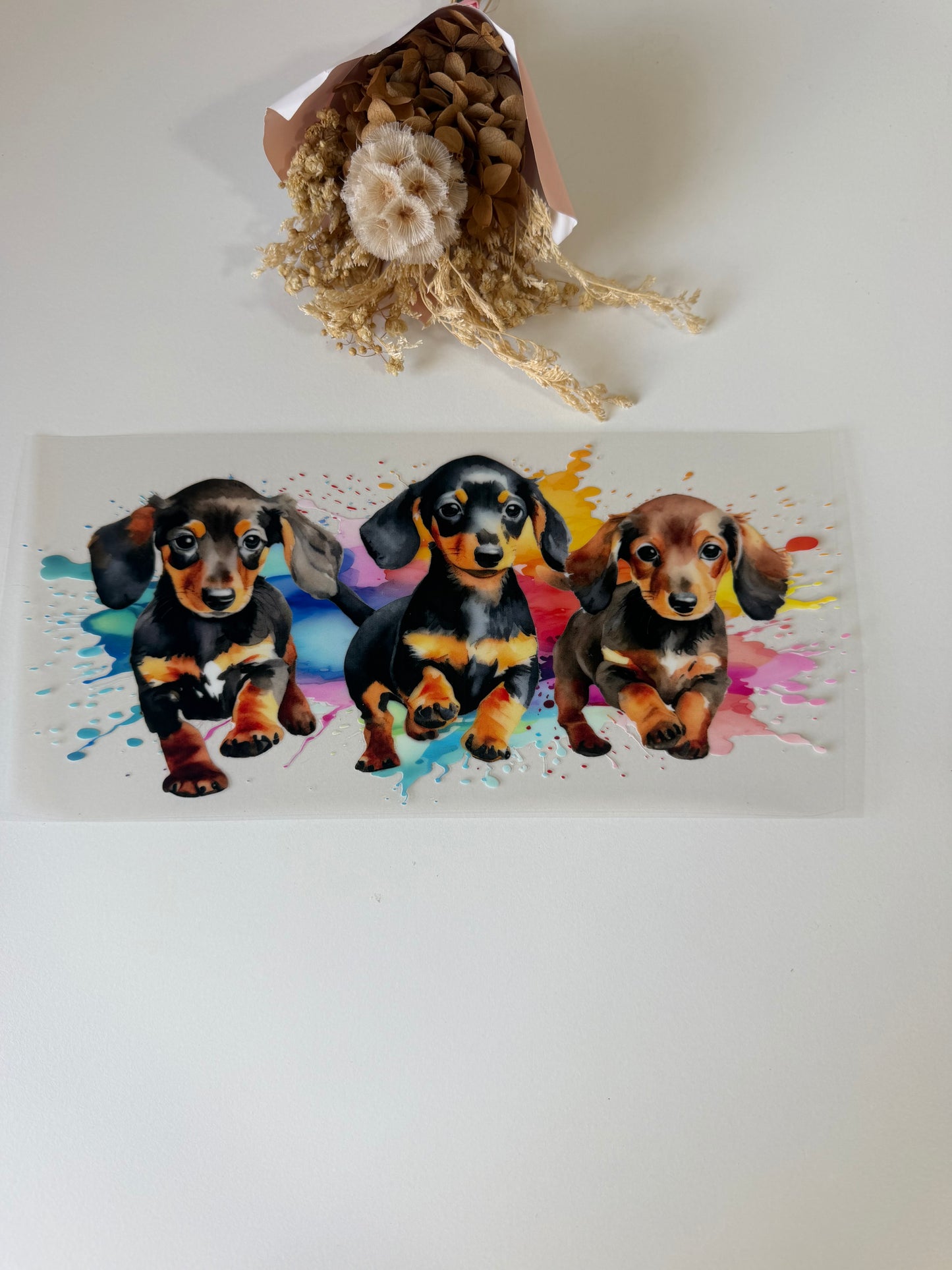 Dog uv dtf wrap