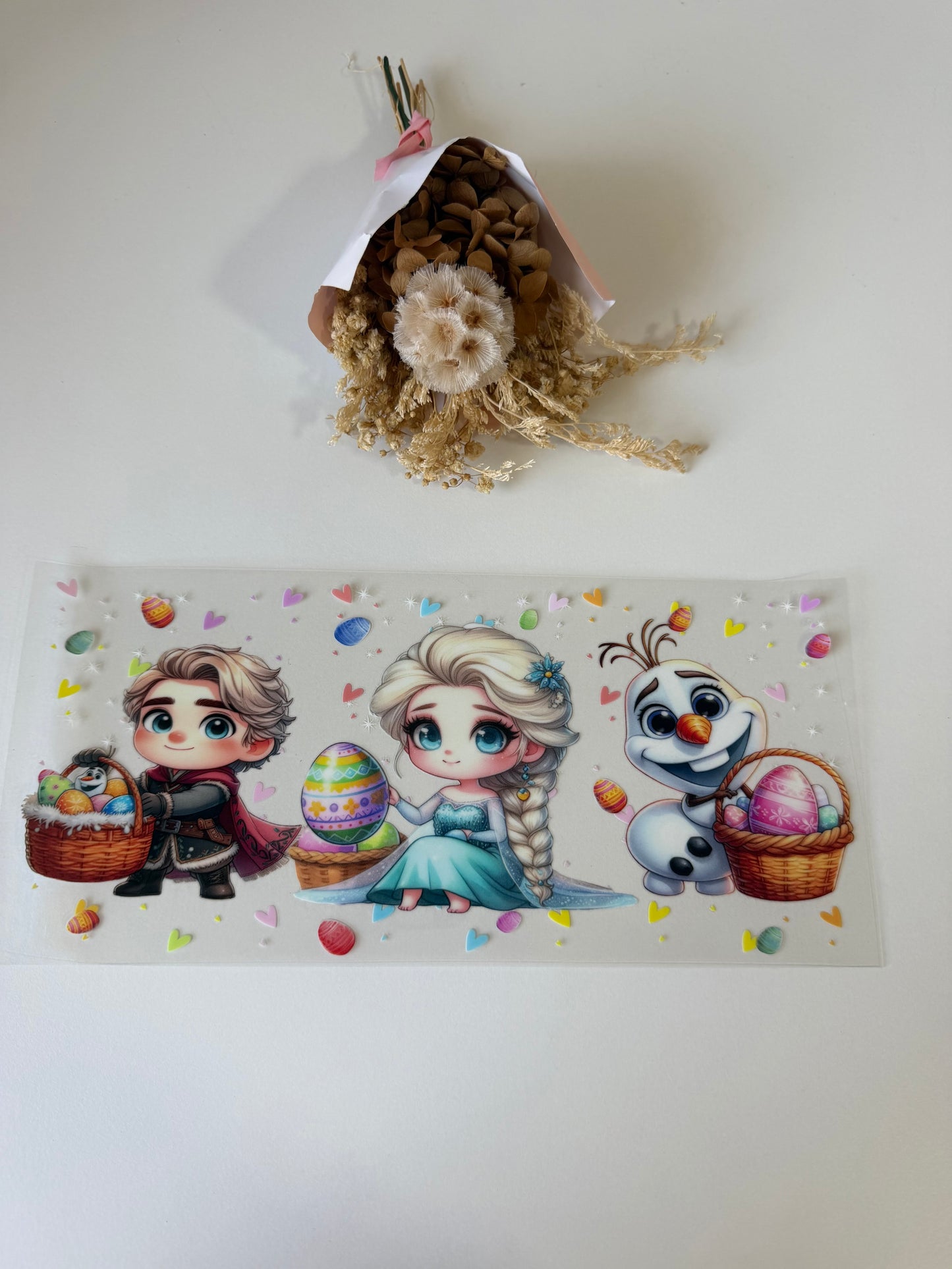 Easter frozen uv dtf wrap