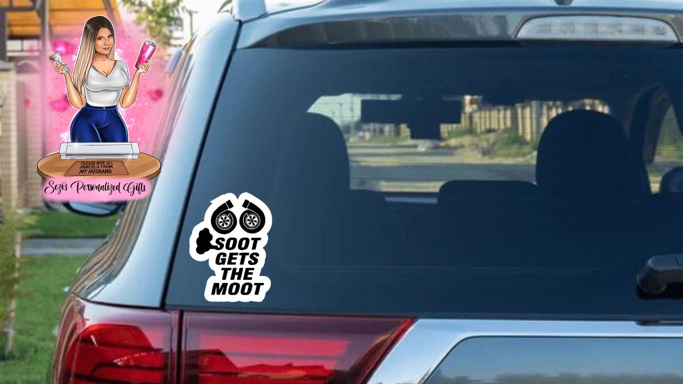 Soot gets the moot car decal