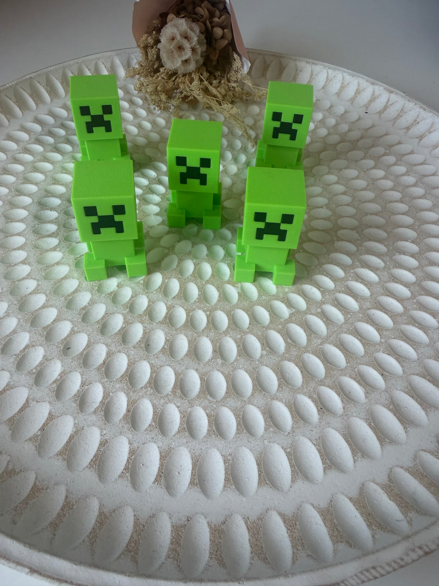 Green block fidget clicker