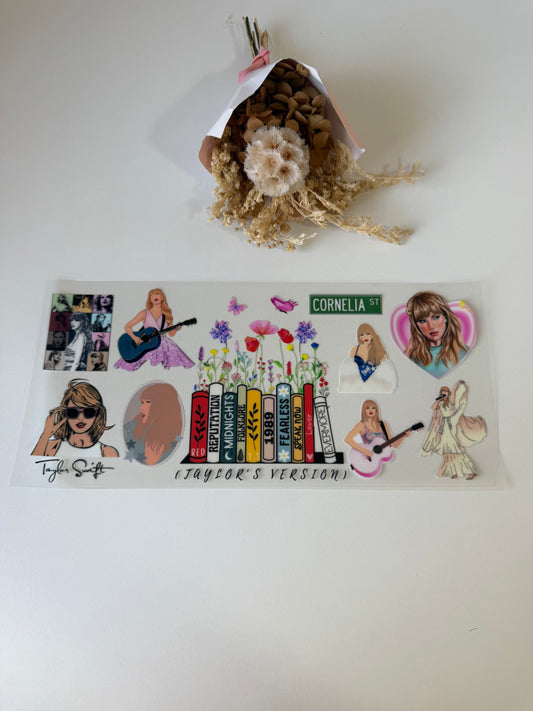 Tay swift 2 uv dtf wrap