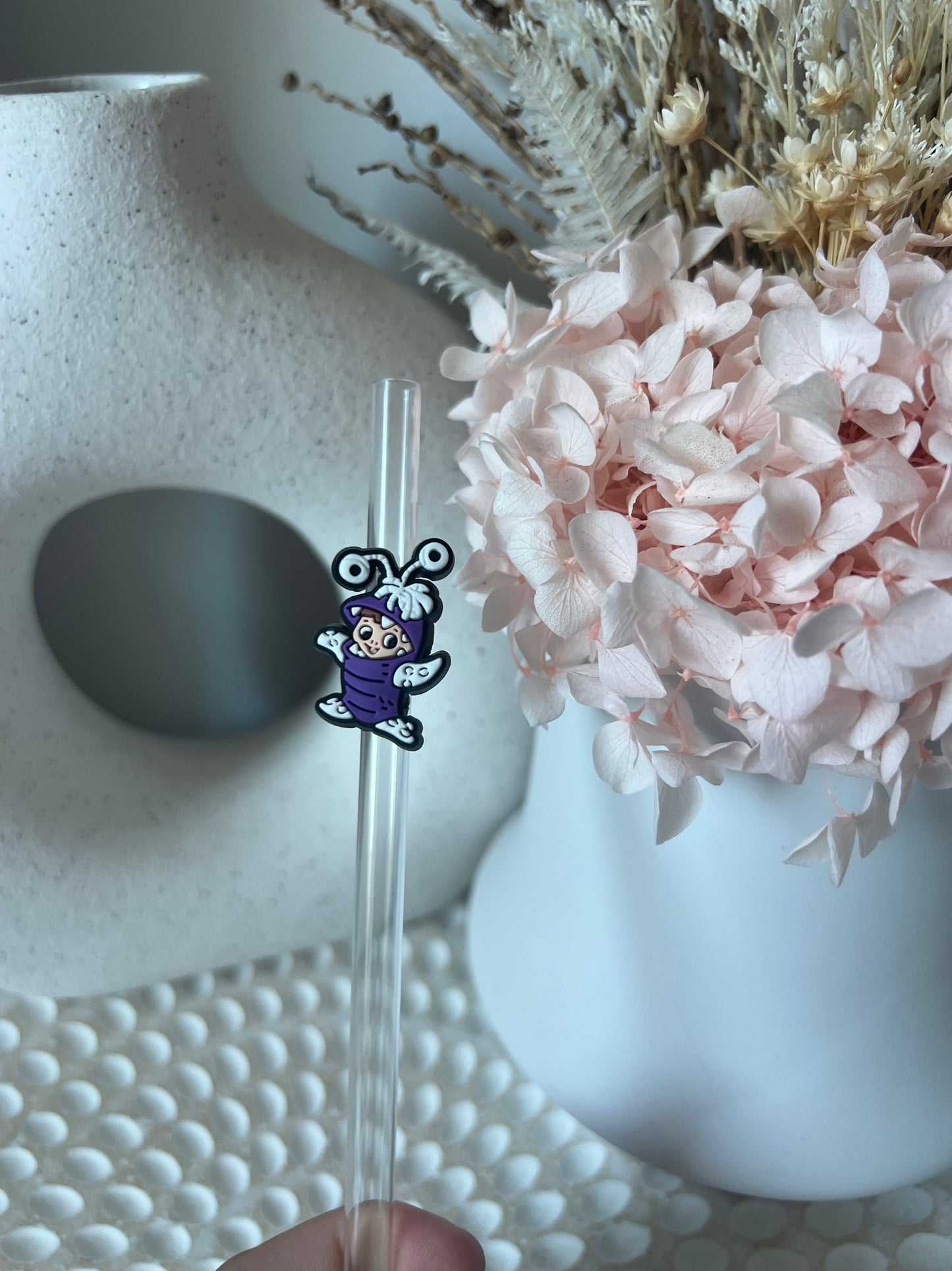 Monsters straw charm