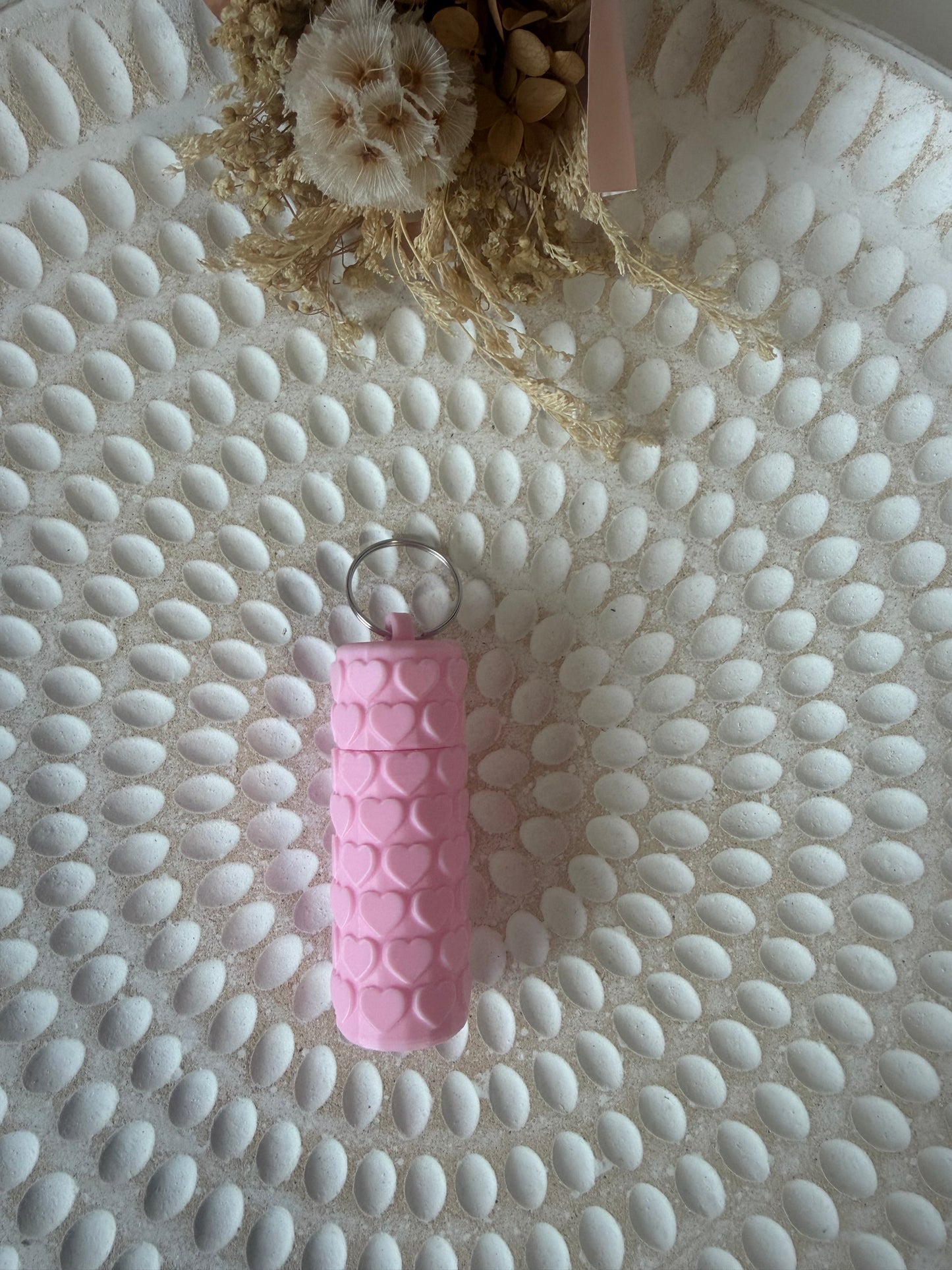 Chapstick keyring holder