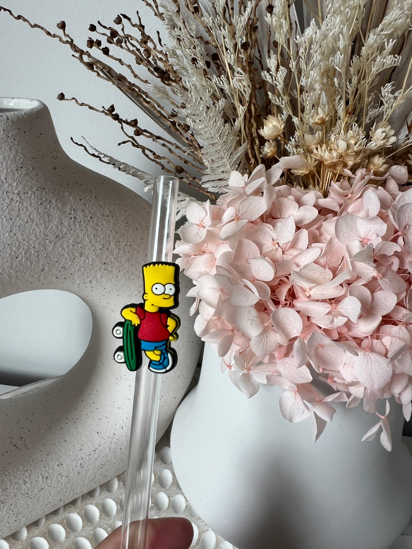 Simpsons straw charm