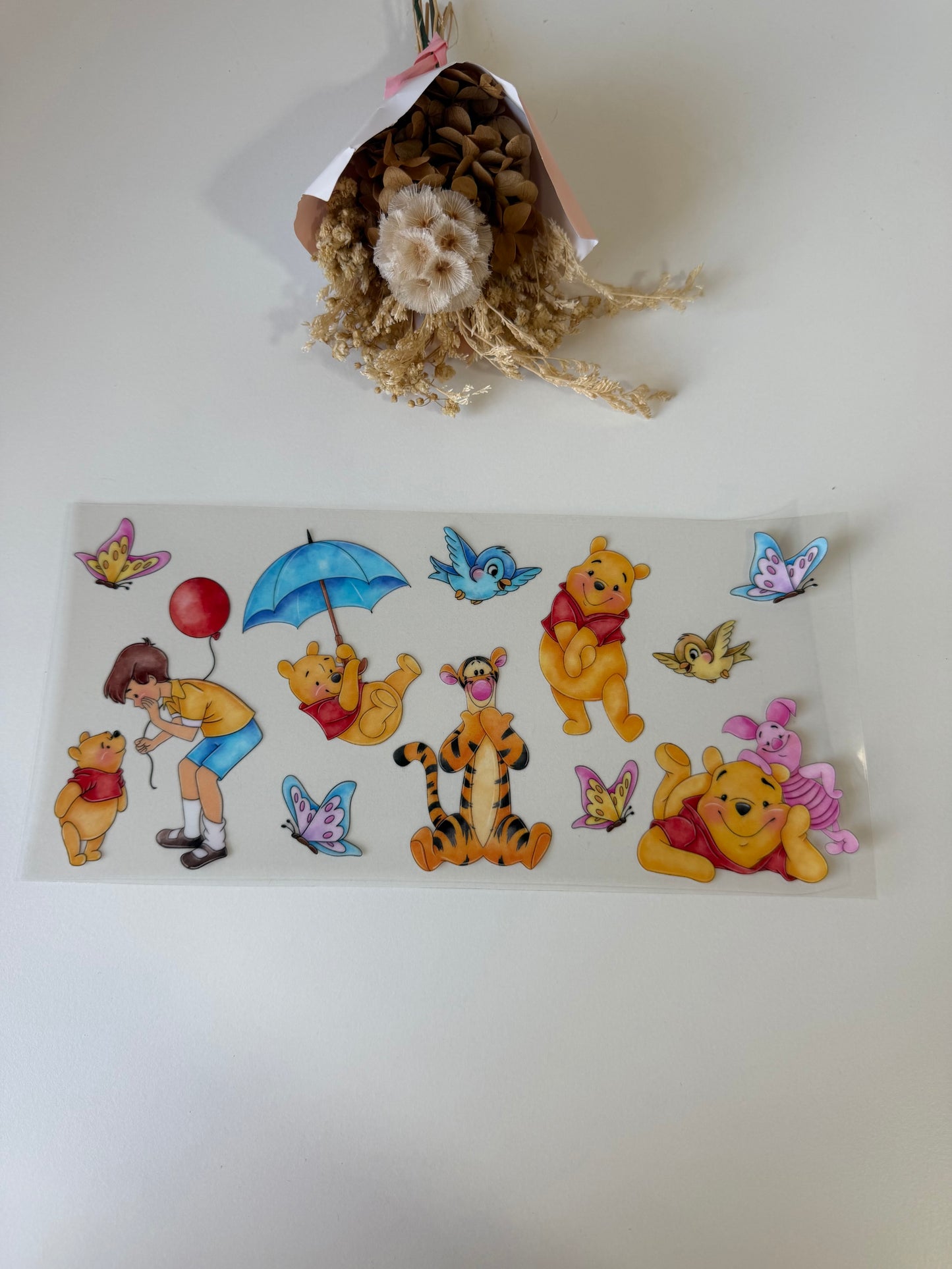 Pooh 2 uv dtf wrap