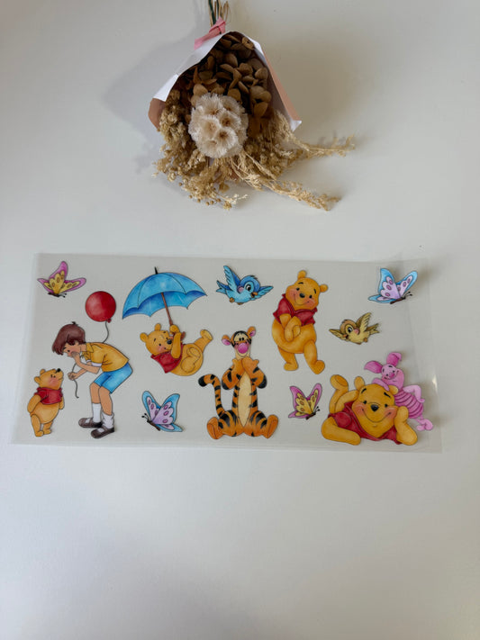 Pooh 2 uv dtf wrap