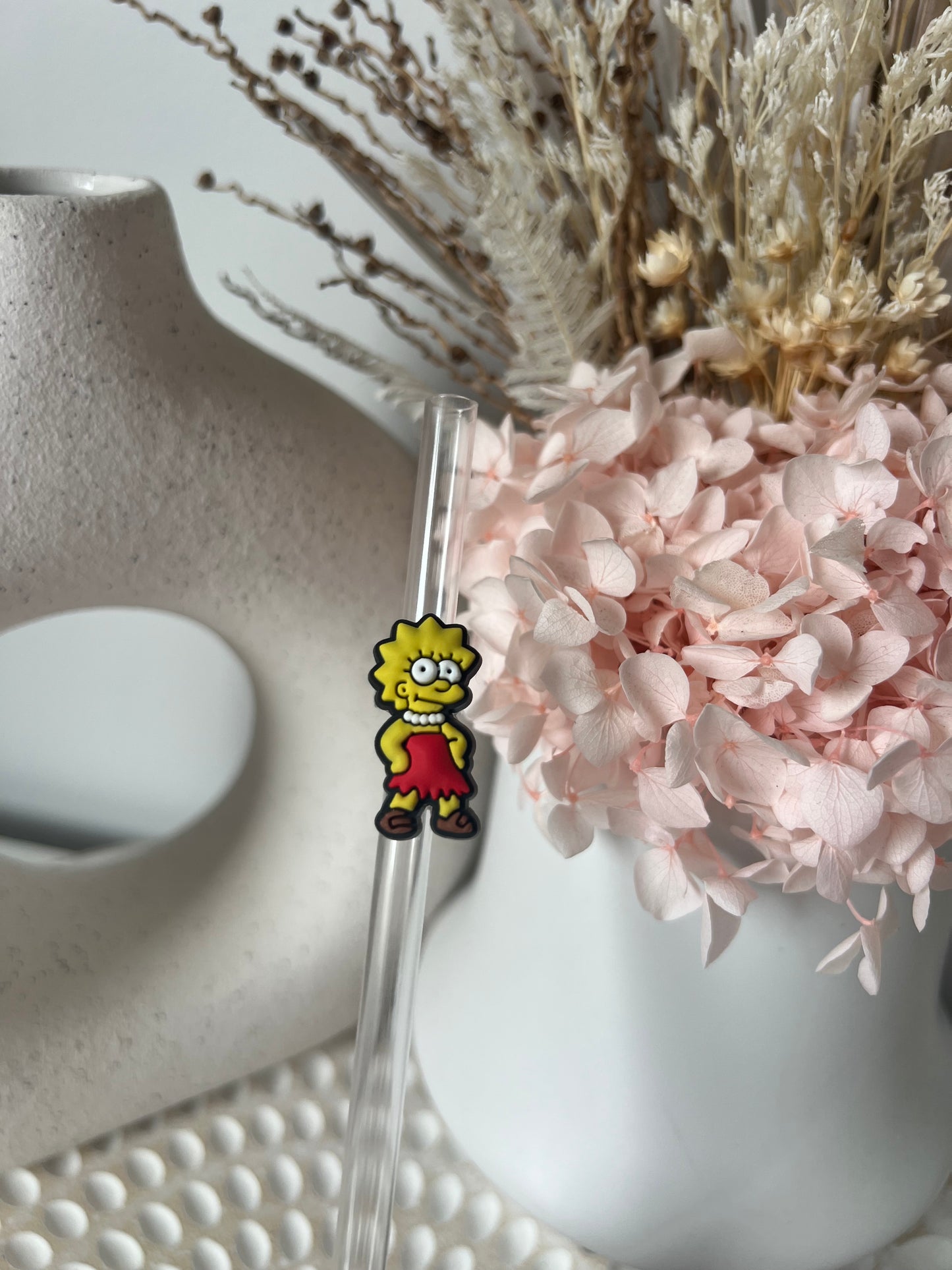 Simpsons straw charm