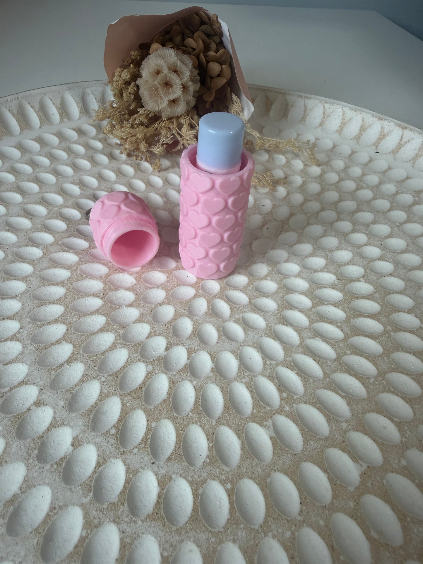 Chapstick keyring holder