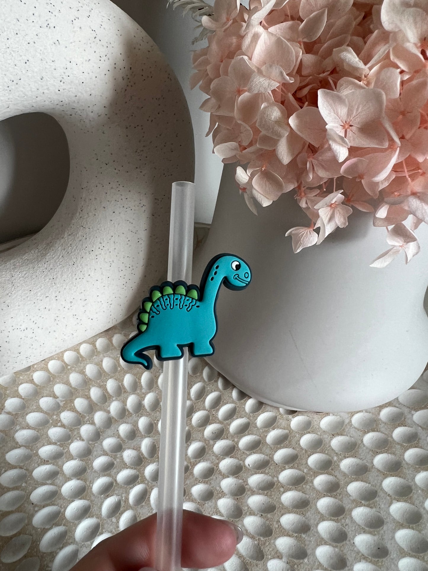 Dinosaurs straw charm