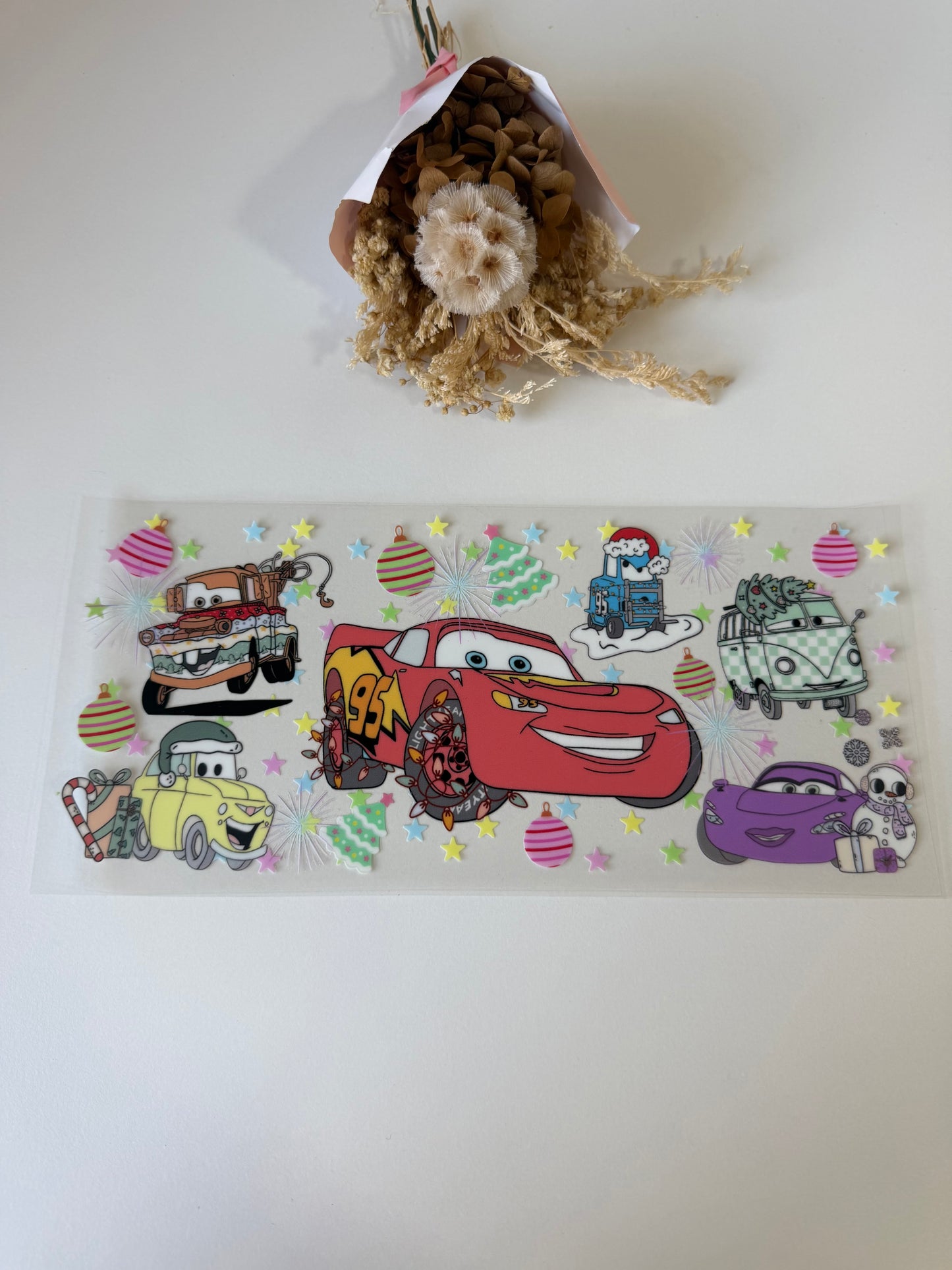 Cars 2 uv dtf wrap