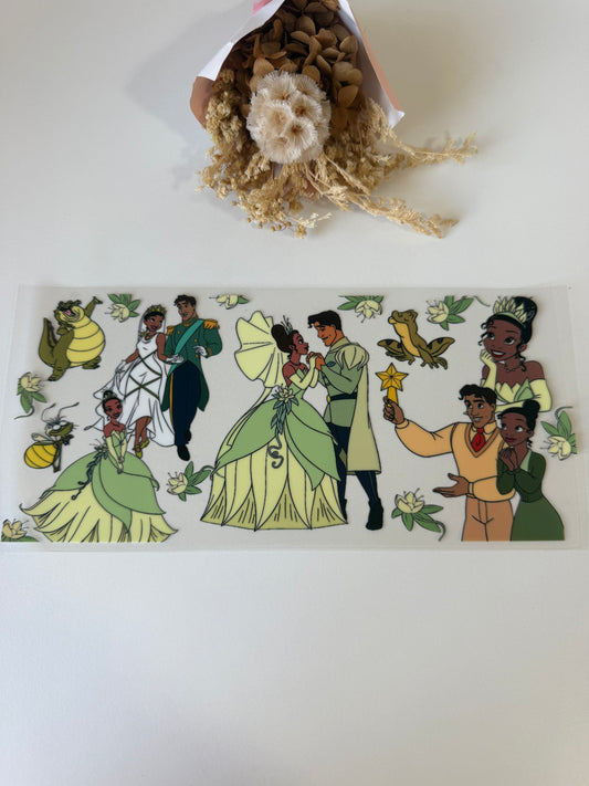Frog princess uv dtf wrap