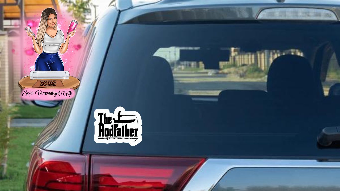 The rodfather car decal