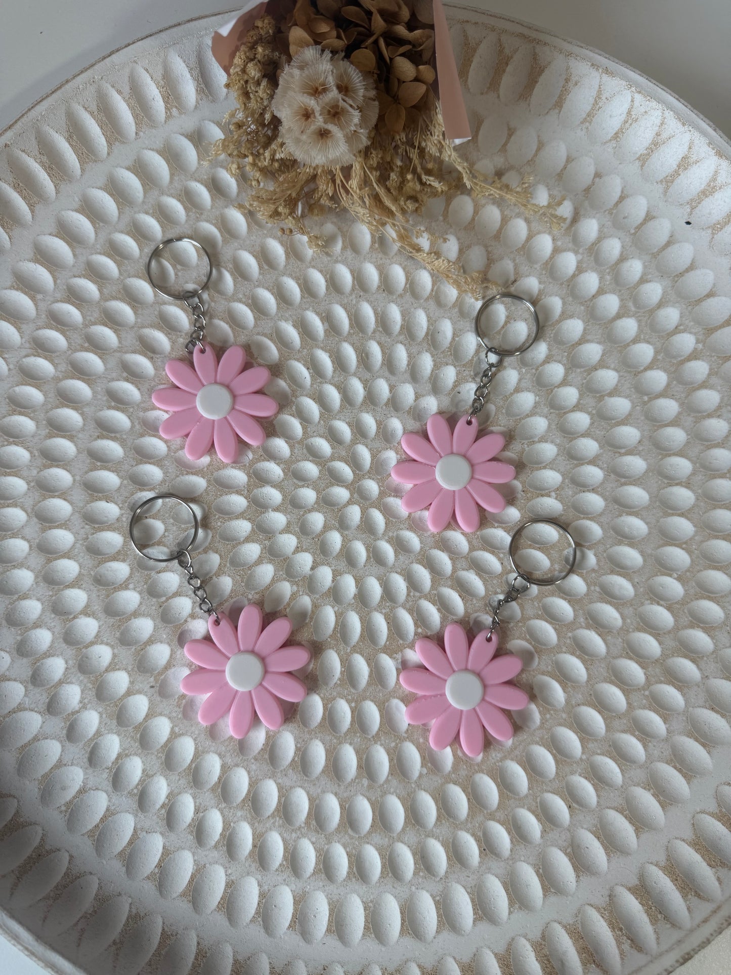 Flower keyring