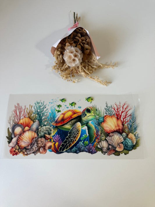 Turtle uv dtf wrap