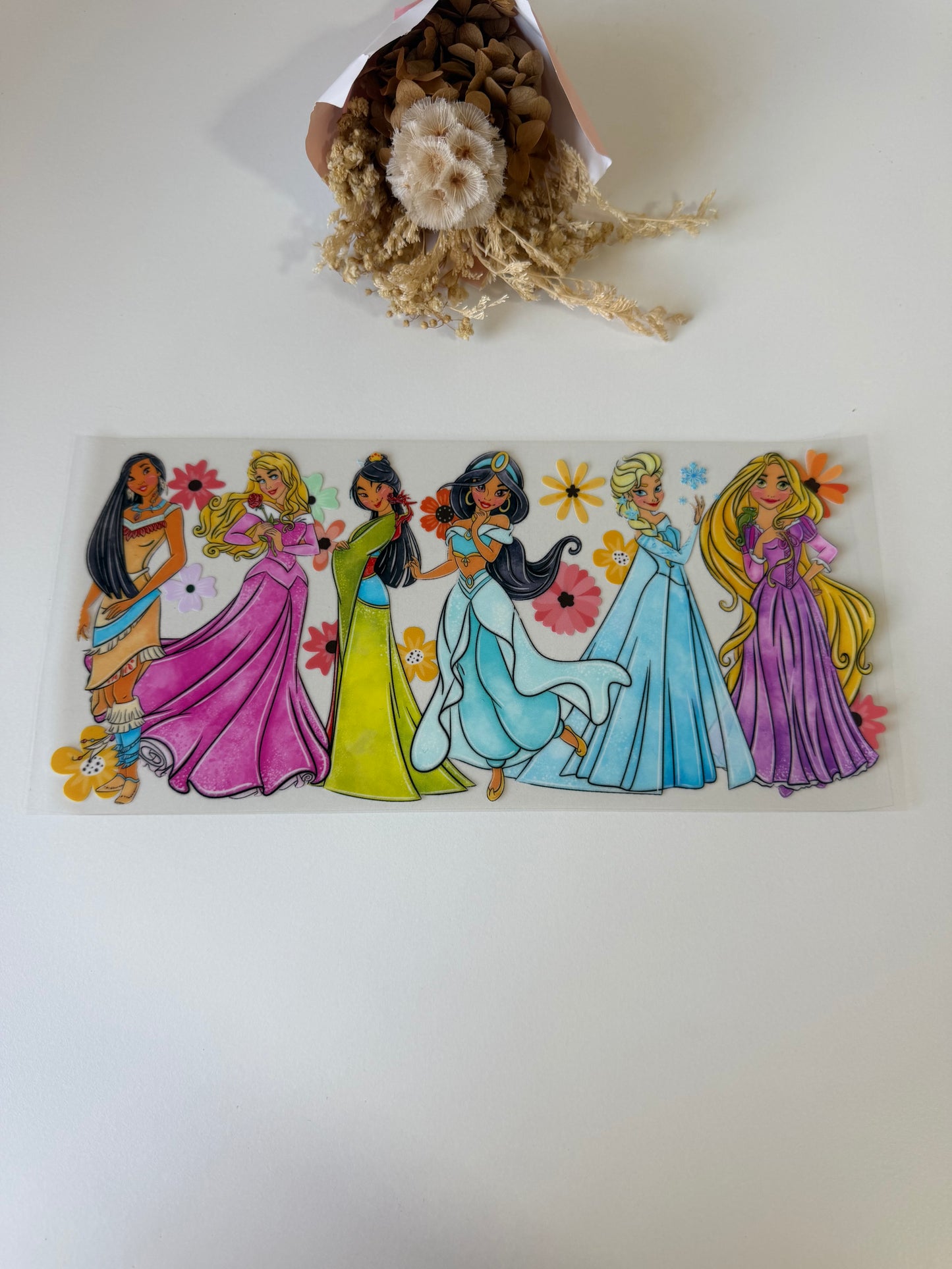 Princesses uv dtf wrap