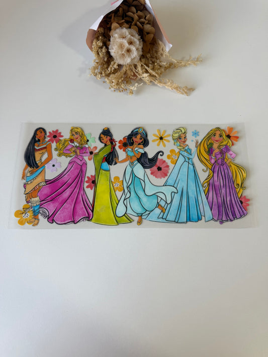 Princesses uv dtf wrap