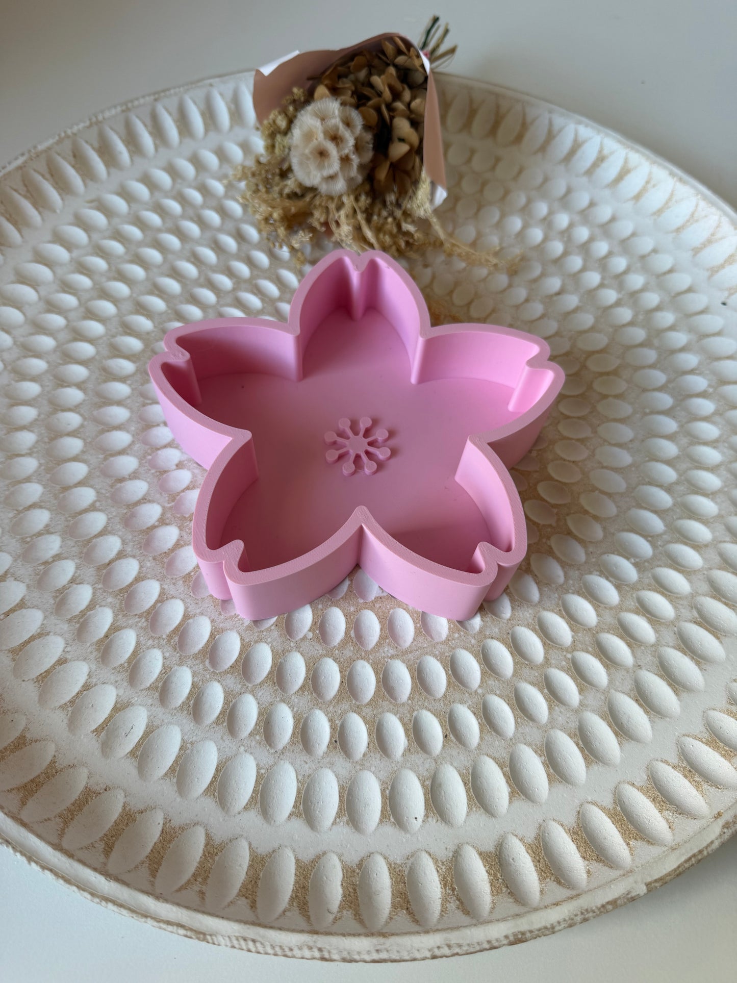 Flower trinket tray