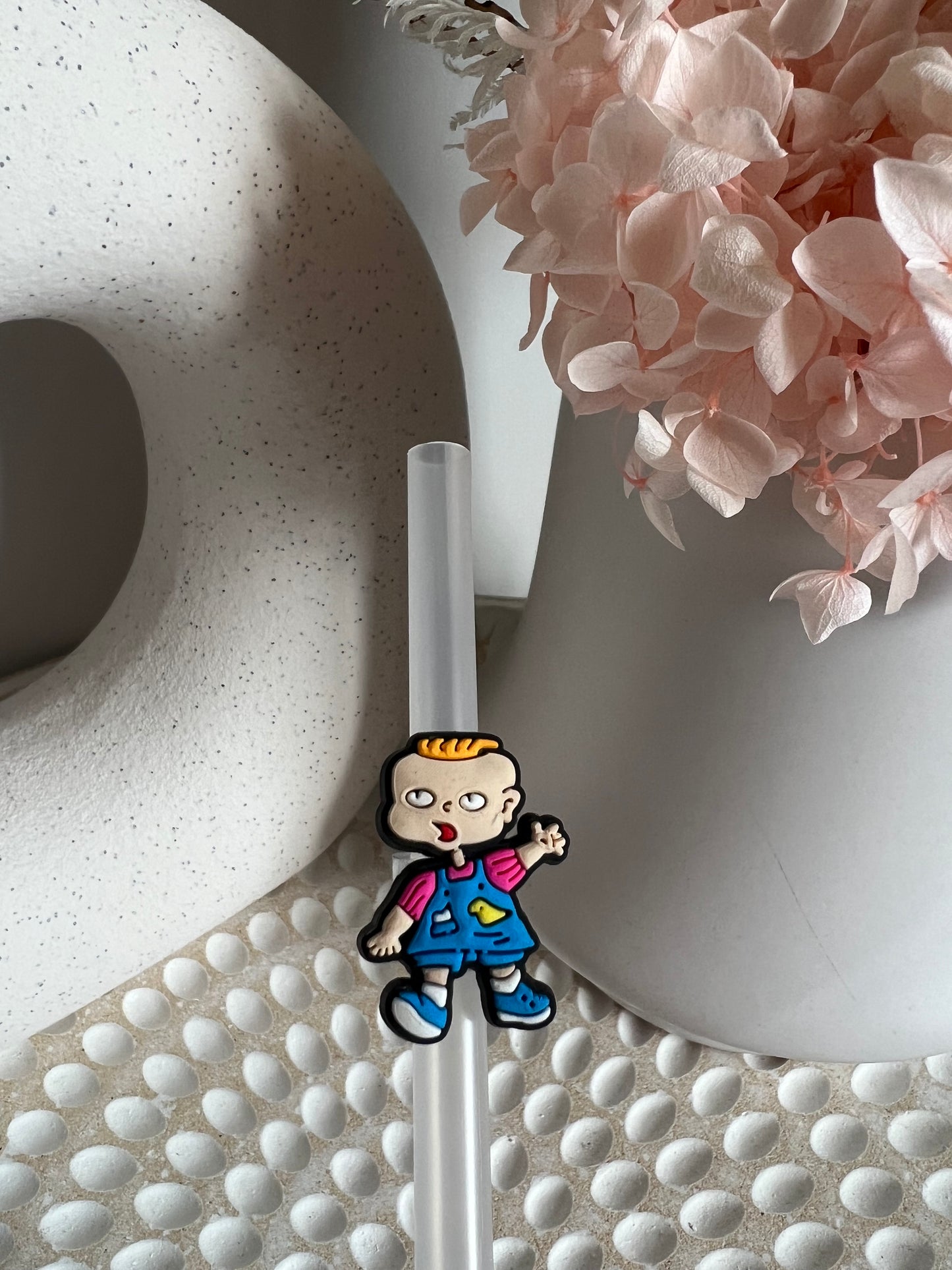 Rugrats straw charm