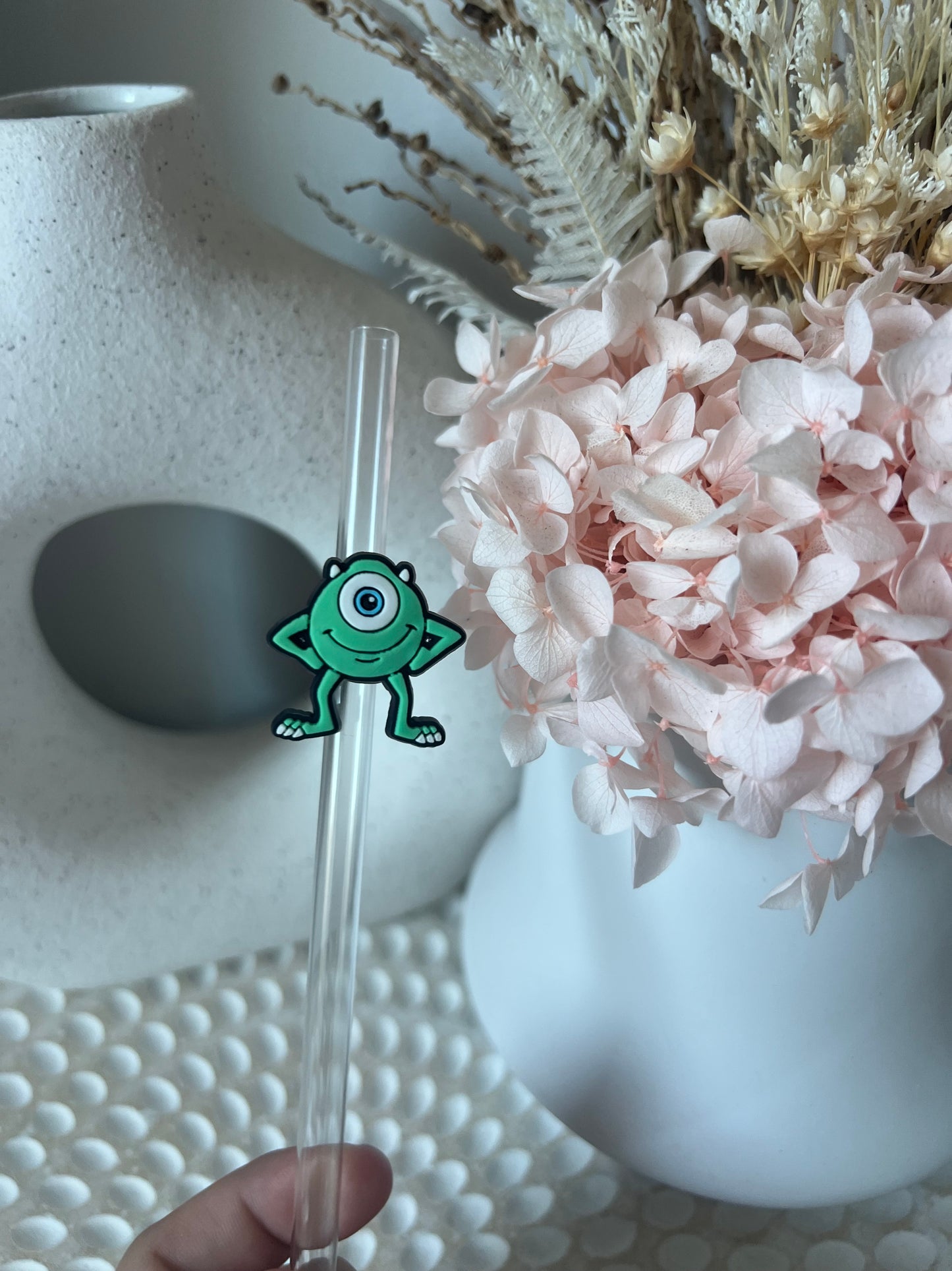 Monsters straw charm