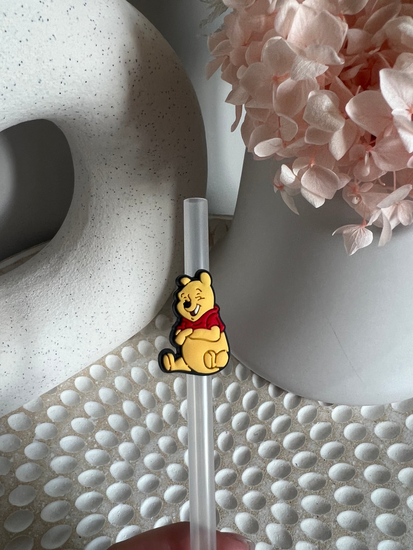 Winnie straw charm