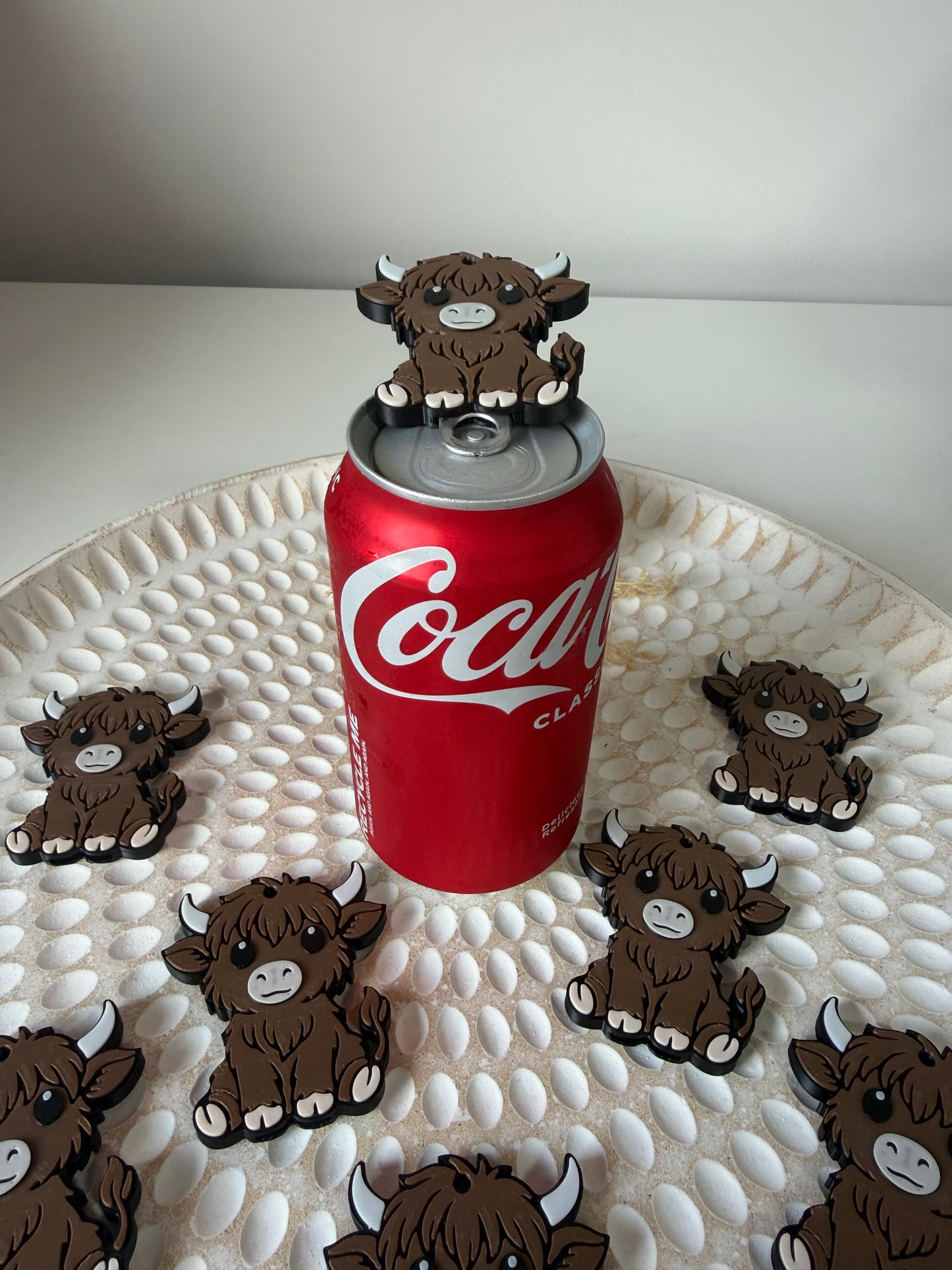 Highland cow can opener