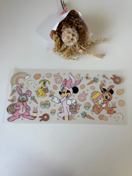 Easter mouse uv dtf wrap