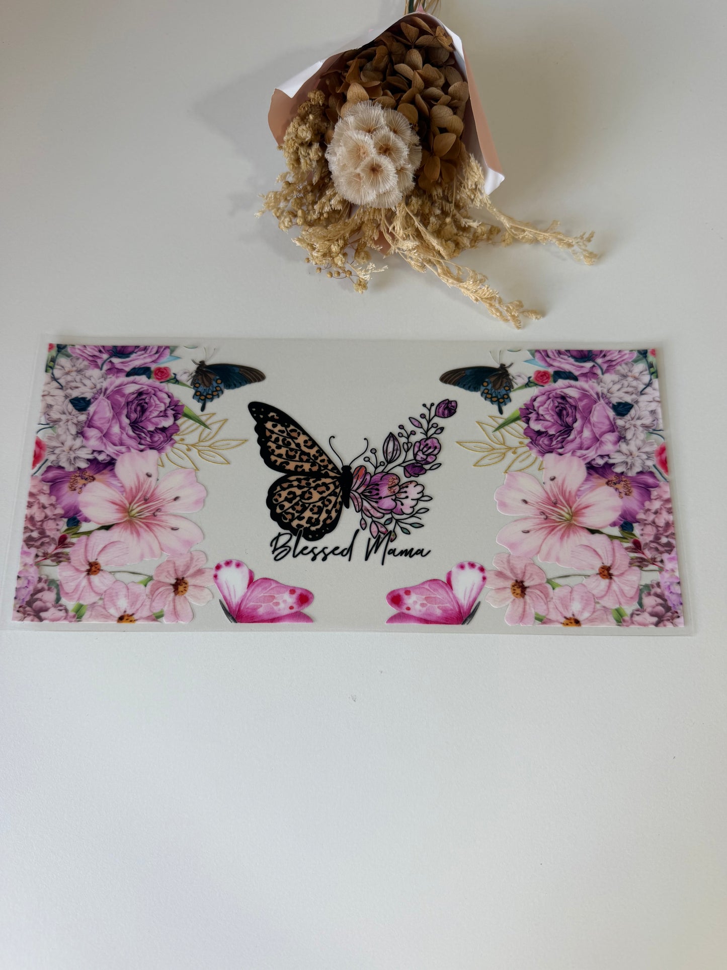 Blessed mama uv dtf wrap