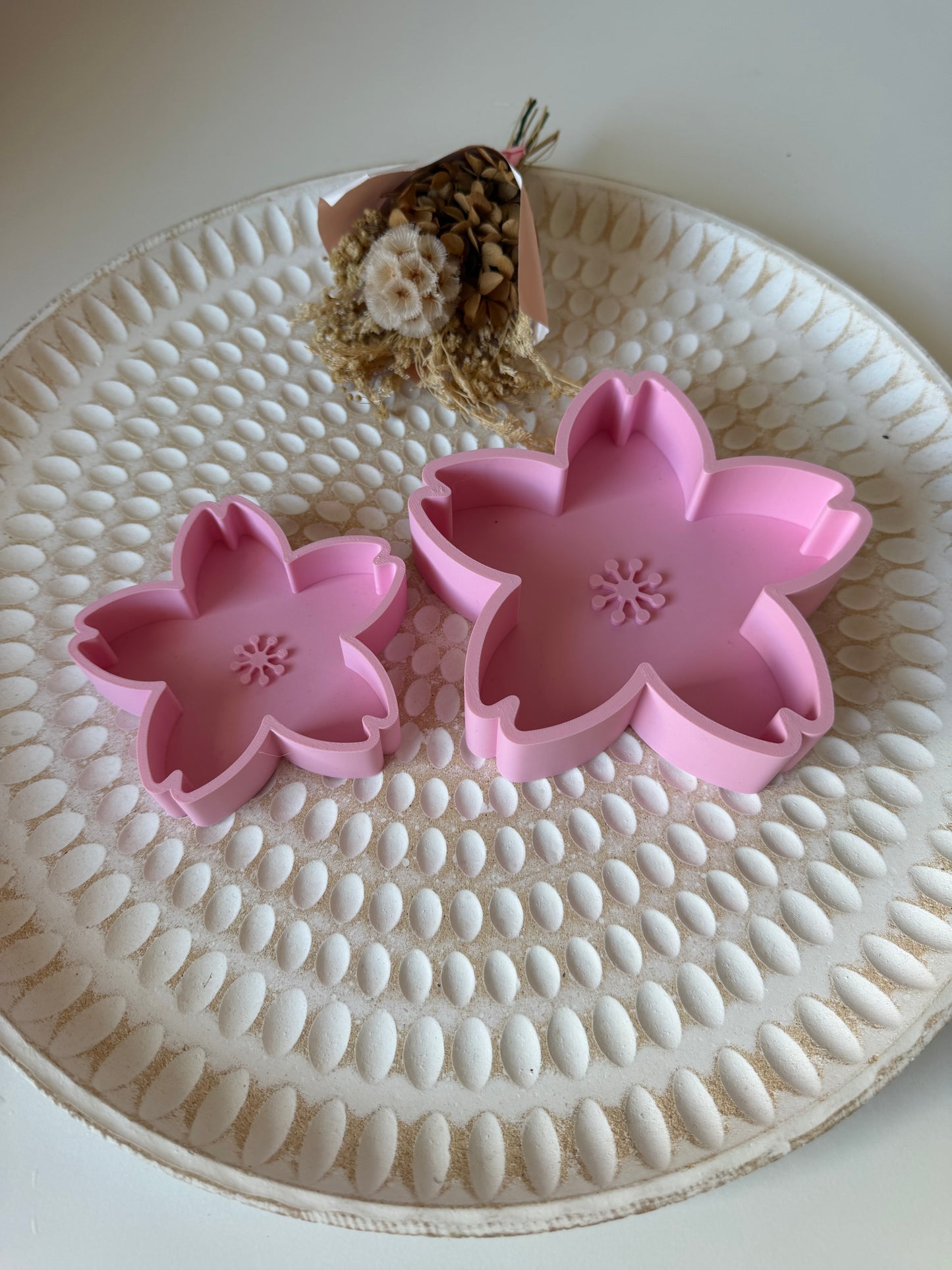 Flower trinket tray