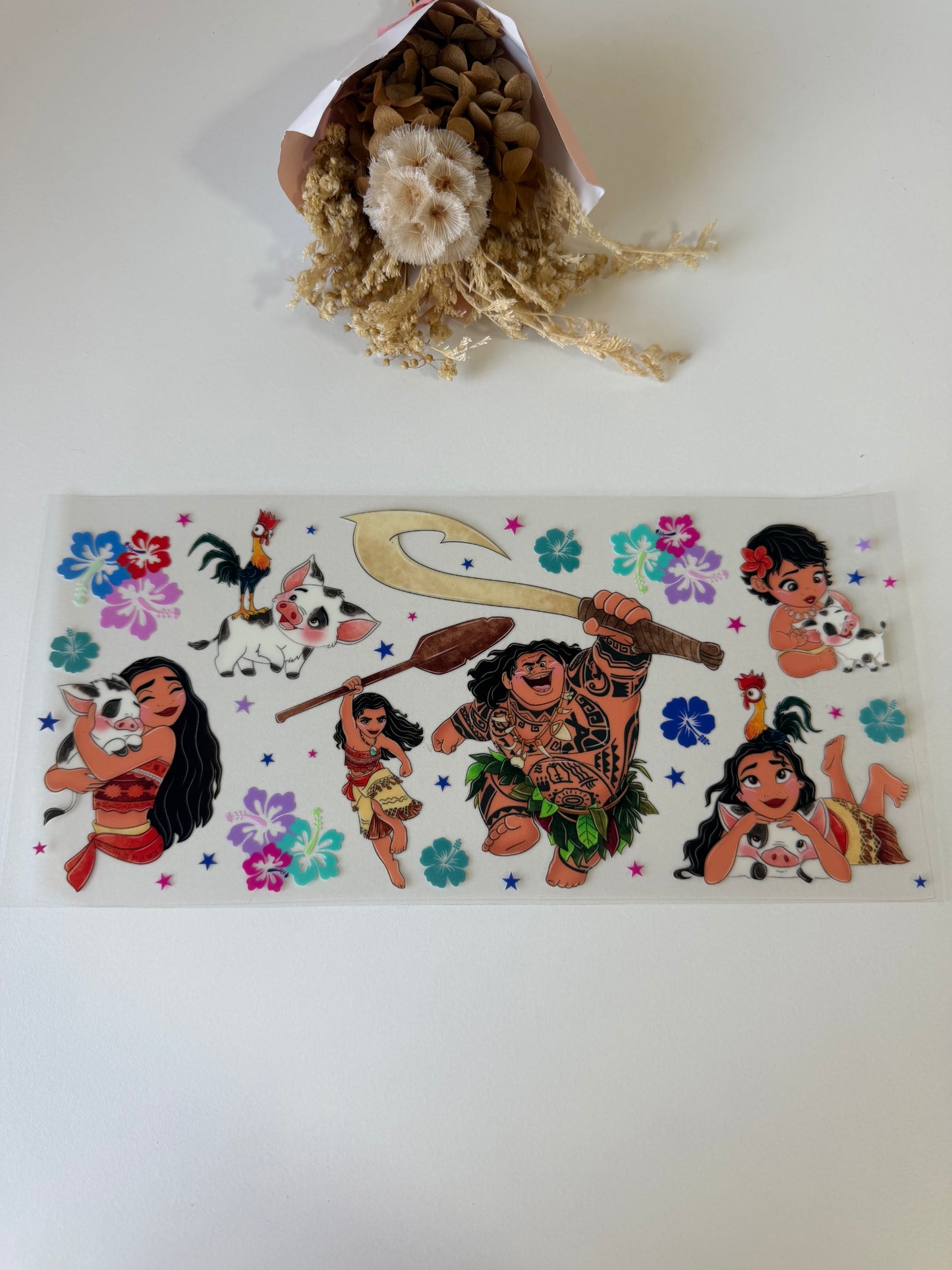 Moana uv dtf wrap