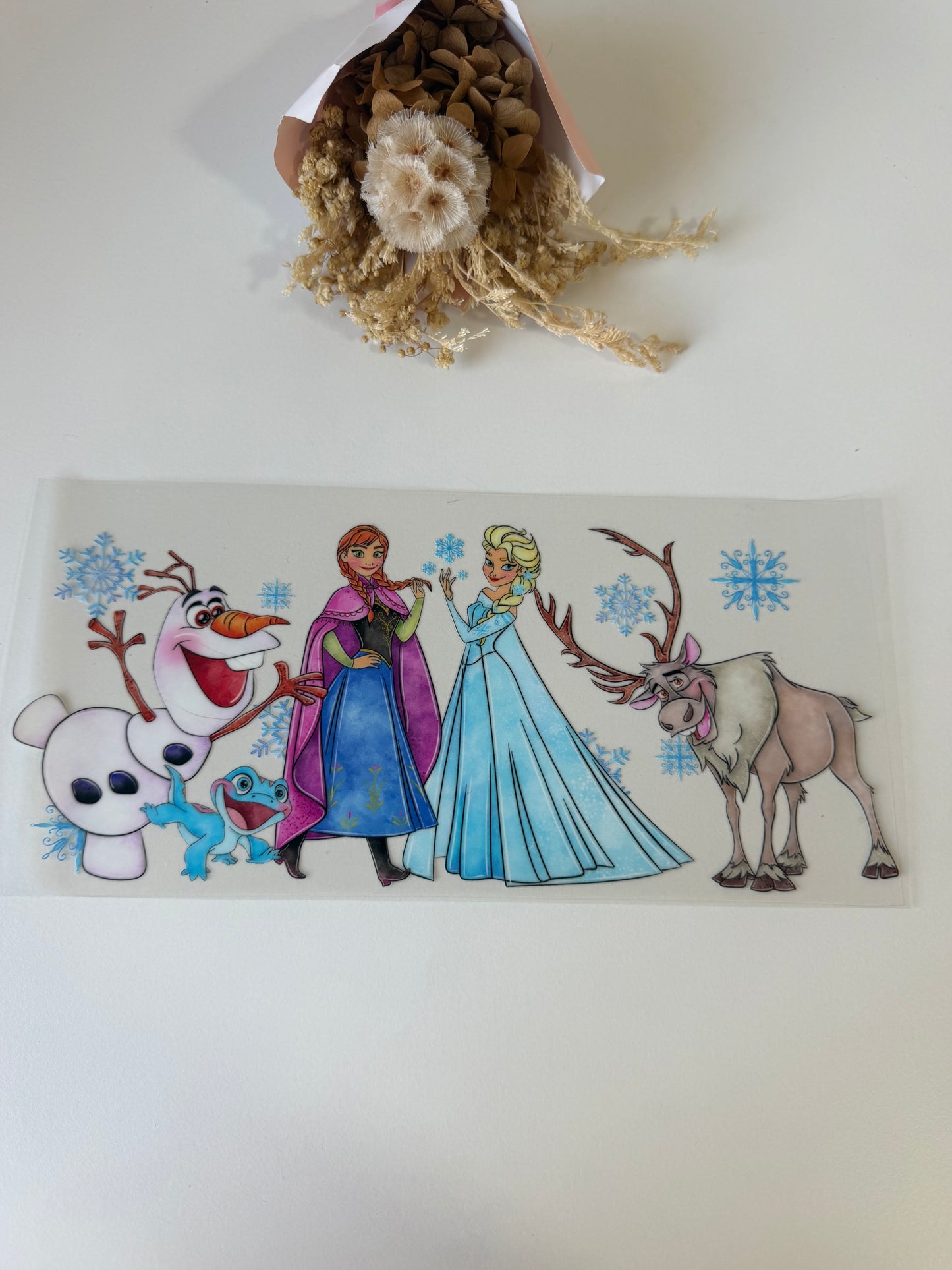 Frozen uv dtf wrap