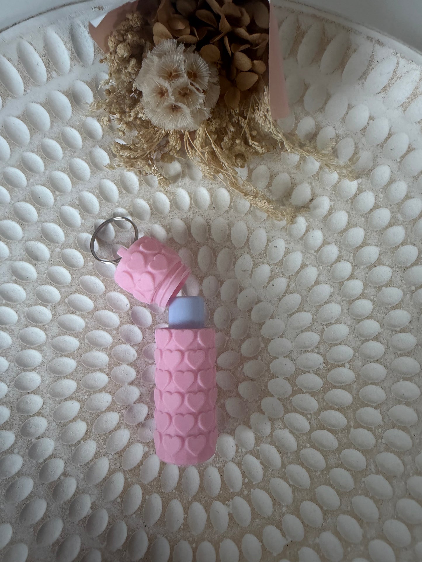 Chapstick keyring holder