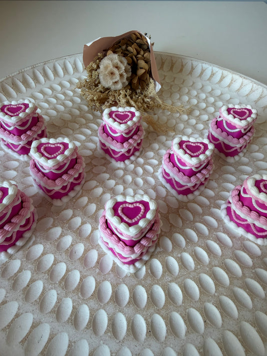 Heart cake fidget clicker