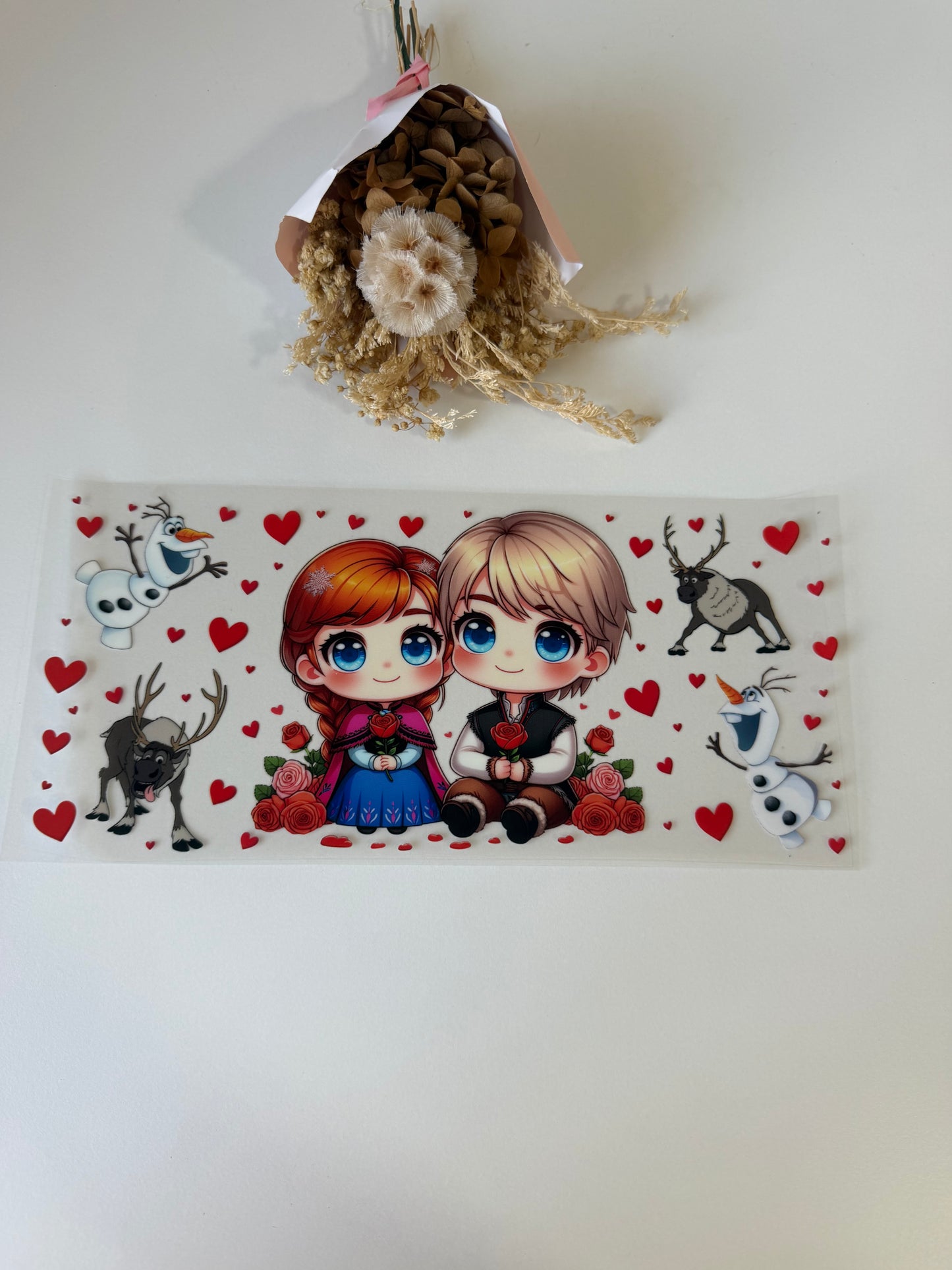 Frozen 3 uv dtf wrap