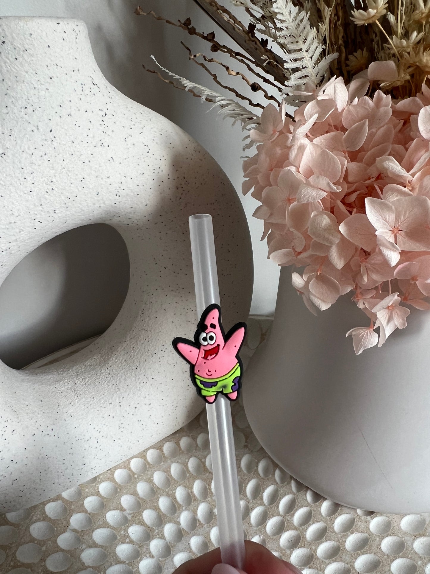 Spongebob straw charm