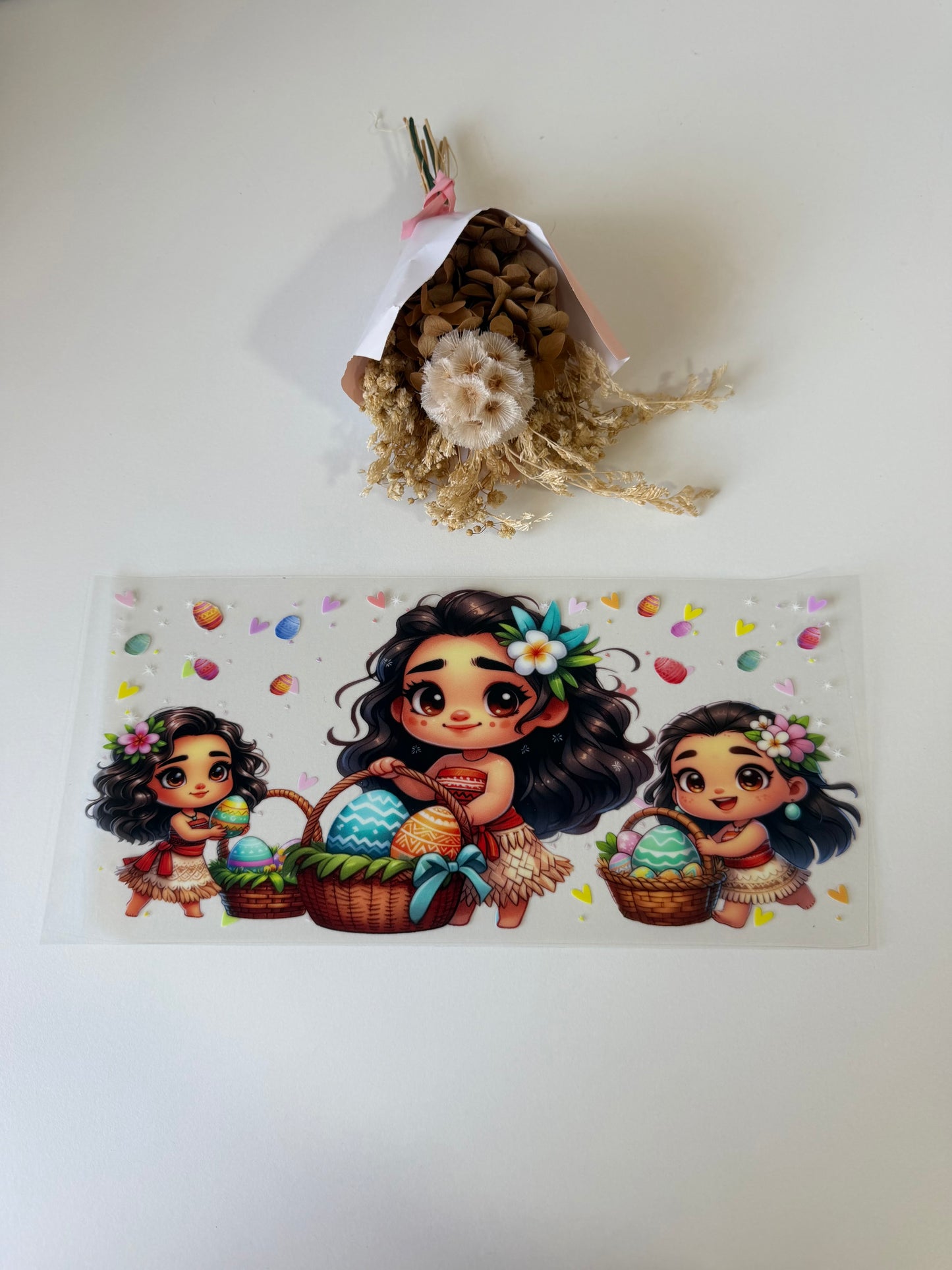 Easter Moana uv dtf wrap
