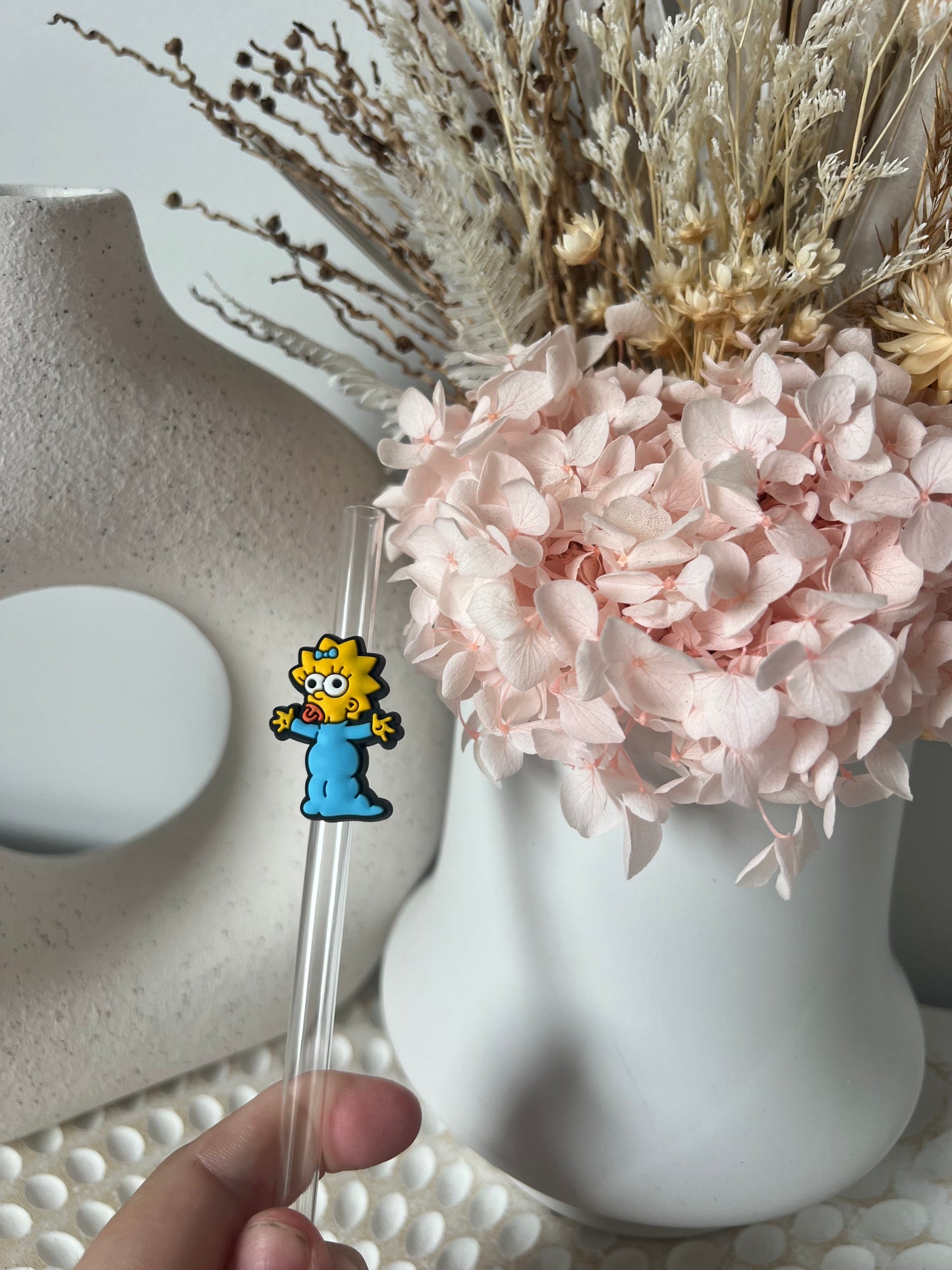 Simpsons straw charm