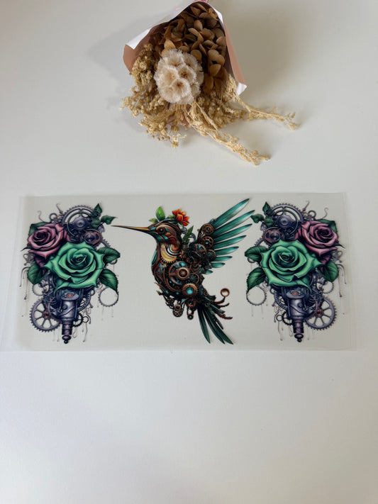 Hummingbird uv dtf wrap