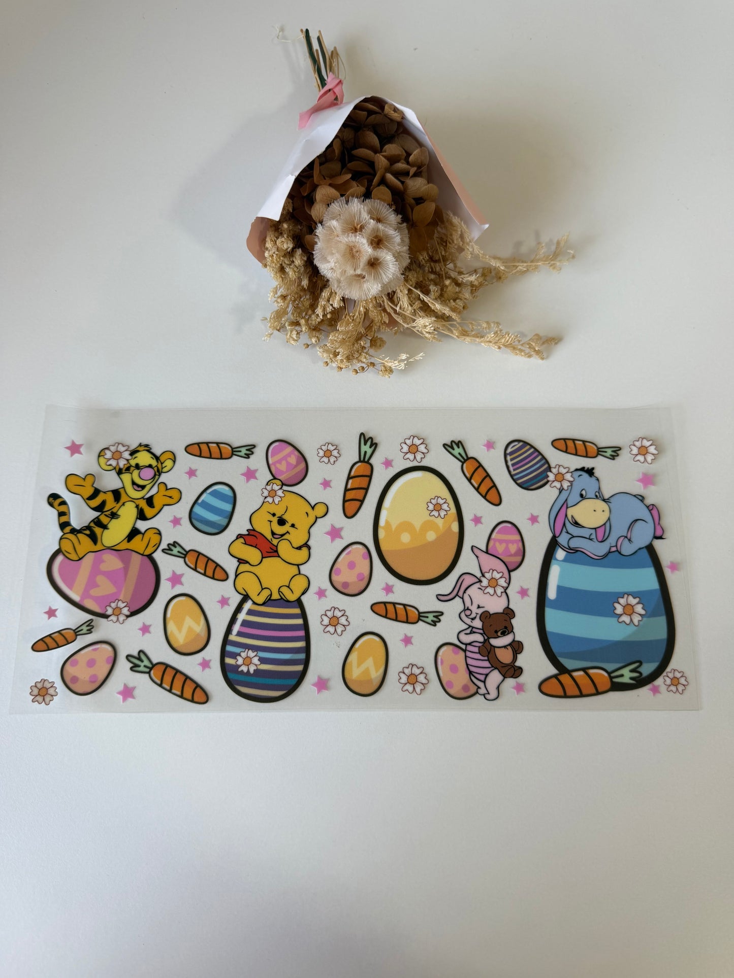 Easter Pooh 2 uv dtf wrap