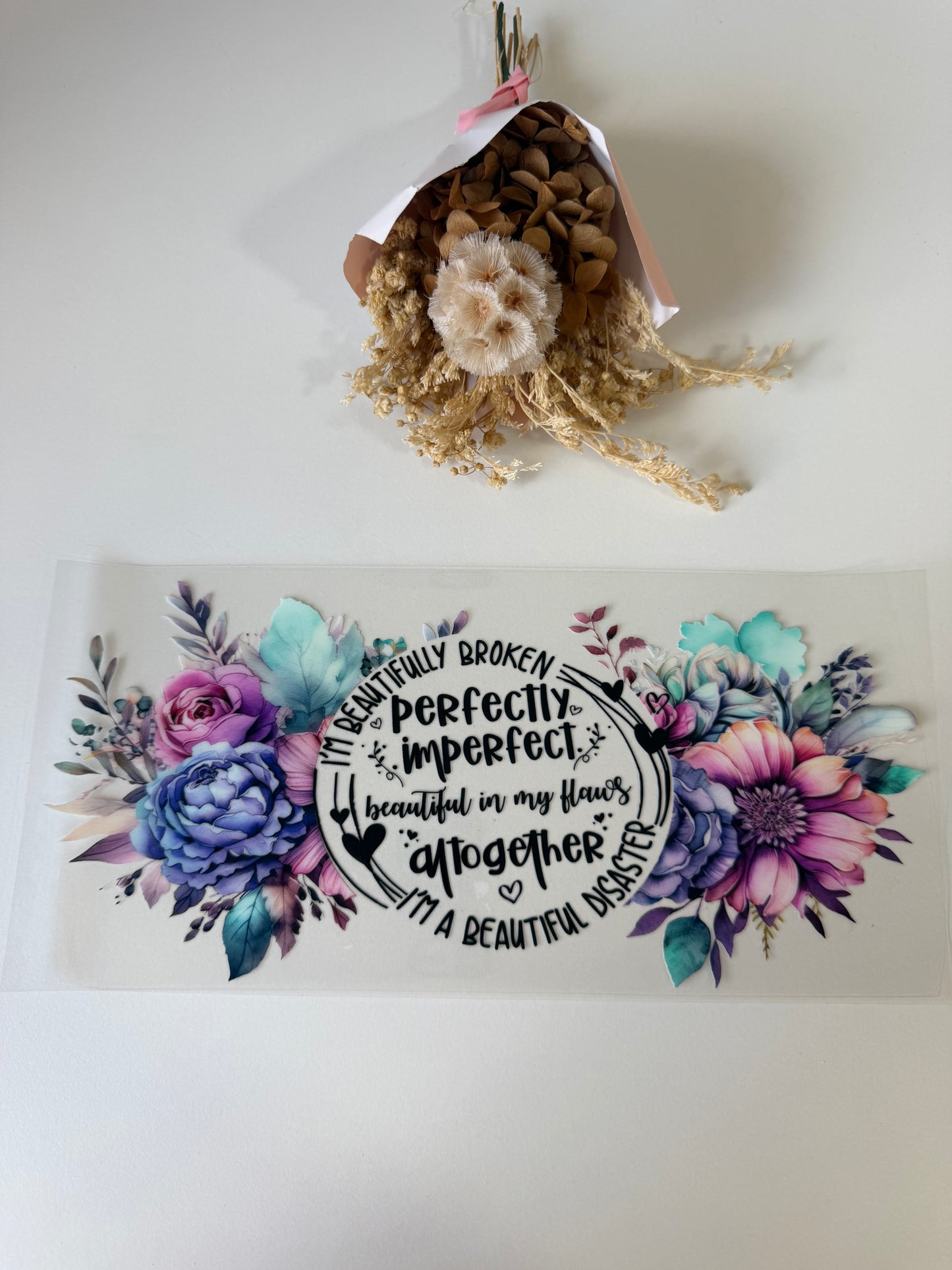 Perfectly imperfect uv dtf wrap
