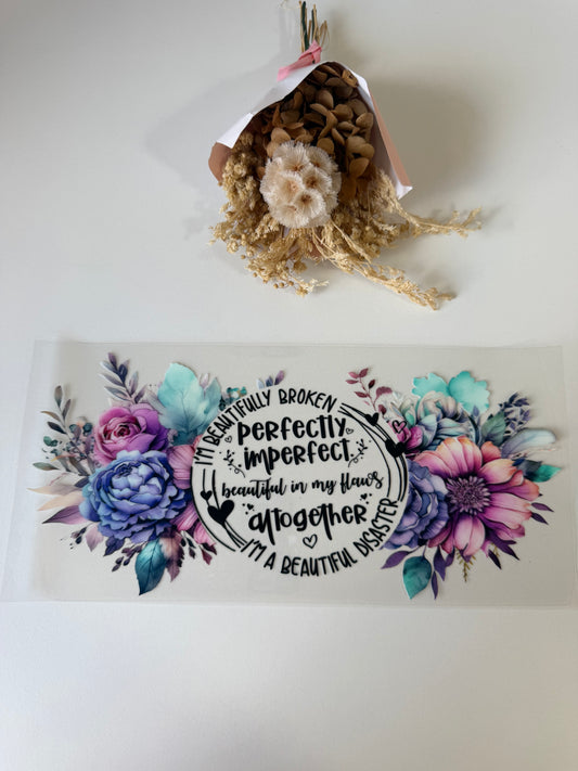 Perfectly imperfect uv dtf wrap