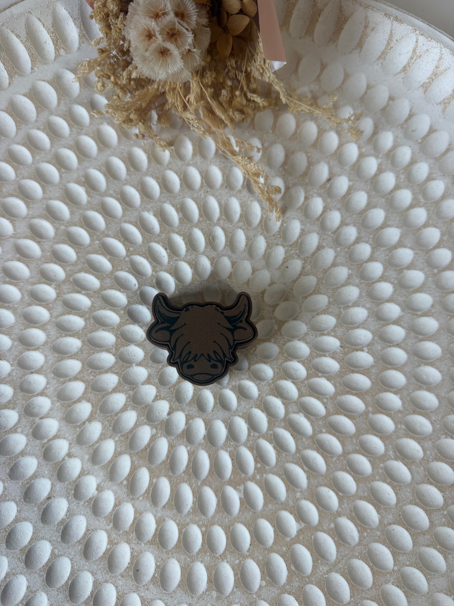 Highland cow fidget clicker