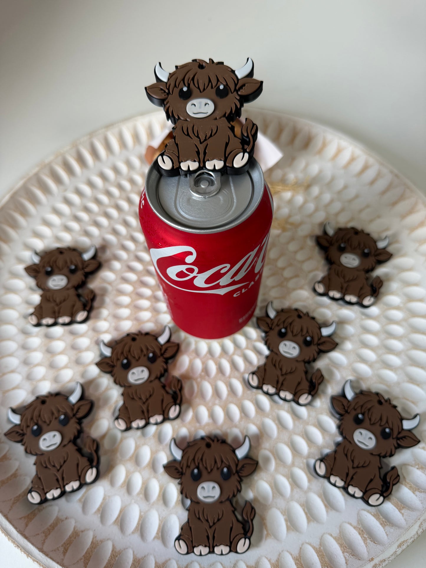 Highland cow can opener