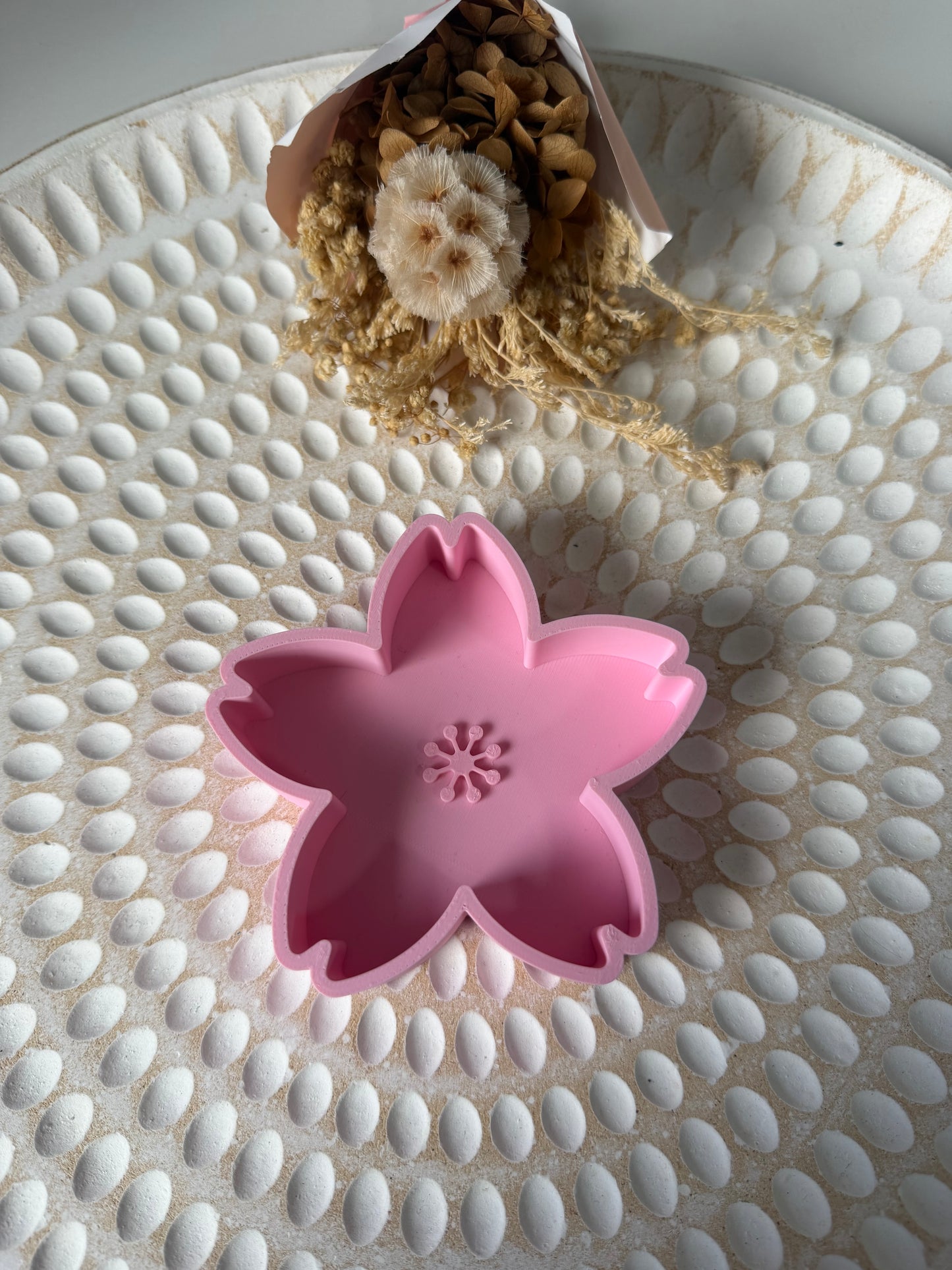 Flower trinket tray