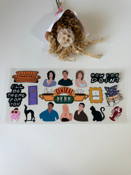 Friends uv dtf wrap