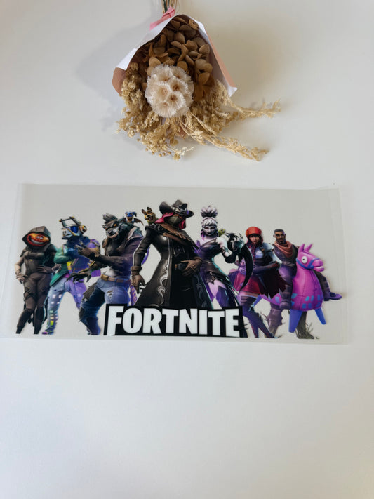 Fort-nite uv dtf wrap